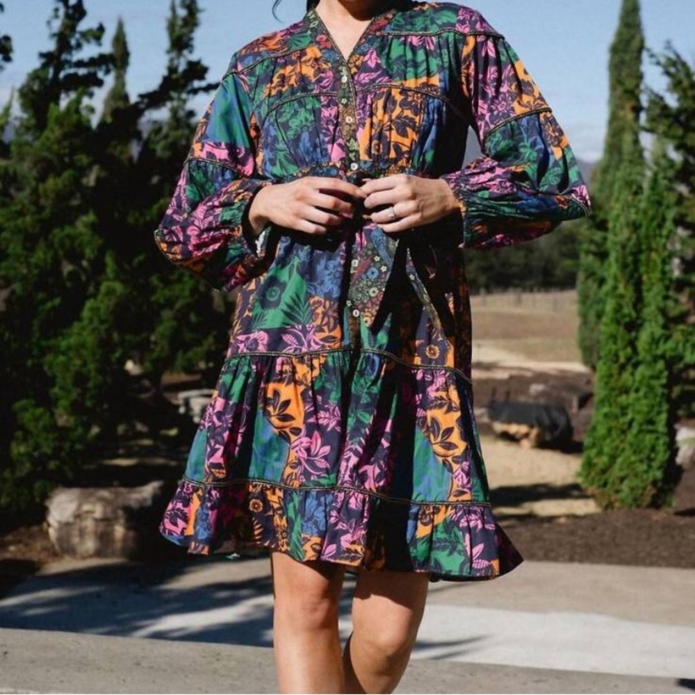 Briton Court 💯% Cotton Dress NWT Size Large